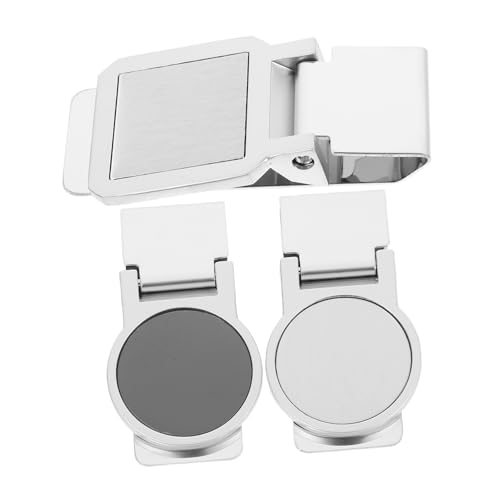 BESPORTBLE 3stücke Edelstahl Geld Clip Tragbare Bargeld Klammer Für Brieftaschen Praktische Kleine Scheckklammer Zur Geldaufbewahrung von BESPORTBLE