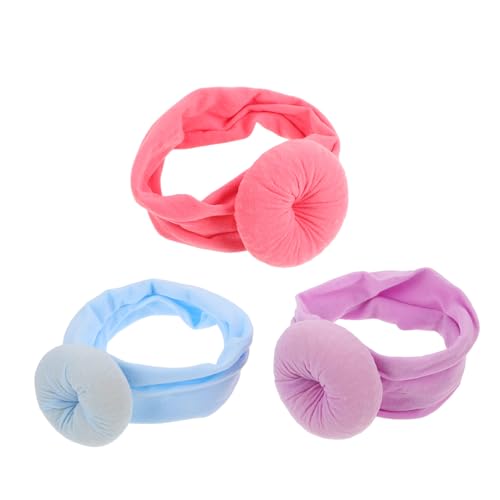 BESPORTBLE 3 Stück Haargummi-Set für Kleinkind-Turban mädchen stirnband -Accessoire Turban Kopftuch für Neugeborene Kopfbedeckungen für Kleinkinder Donut-Stirnband Nylon BESPORTBLE 3 Stück Haargummi-Set für Kleinkind-Turban mädchen stirnband -Accessoire Turban Kopftuch für Neugeborene Kopfbedeckungen für Kleinkinder Donut-Stirnband Nylon von BESPORTBLE