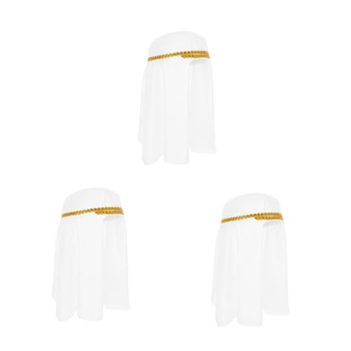 BESPORTBLE 3 Stück Halloween Arabische Mütze Unisex Polyester Kopfbedeckung für Kostümparty Karneval Cosplay Zubehör Einheitsgröße für Erwachsene von BESPORTBLE