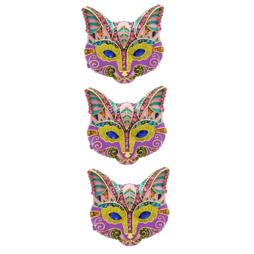 BESPORTBLE 3 Stück Katzenbrosche Emaille Pin Tier Brosche für Damen Modisches Accessoire Einzigartiges für Frauen zur Dekoration von Kleidung Taschen von BESPORTBLE