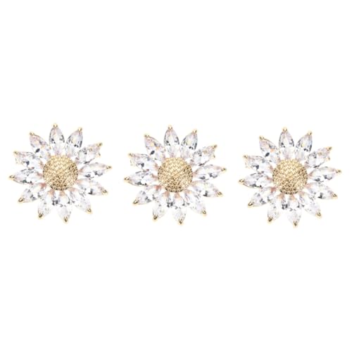 BESPORTBLE 3 Stück Kristallbesetzte Kleine Brosche Pin Langlebige Anstecknadel für Rucksack und Kleidung Modischer Schmuck für Geburtstag Valentinstag Vielseitiges Accessoire für Alltag und von BESPORTBLE