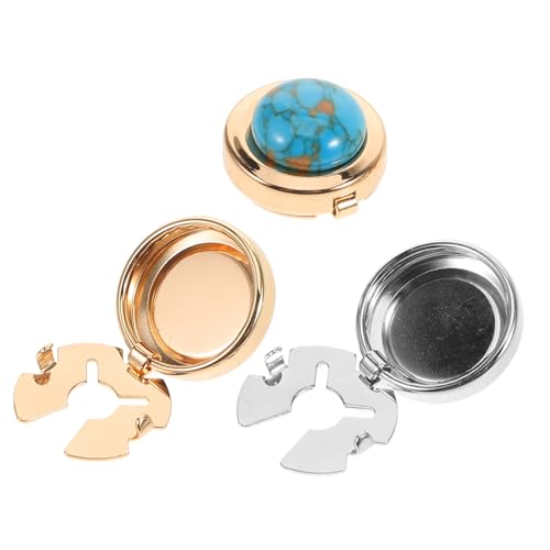 BESPORTBLE 3 Stück Manschettenknöpfe Schlichte Ärmelknöpfe Stilvolle Hemdknöpfe Luxuriöse Hemdknöpfe Hochwertige Hemdknöpfe Edle Hemdknöpfe Knopf Jacke Kleidung Schmuck Hemdnieten Legierung von BESPORTBLE