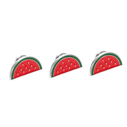 BESPORTBLE 3 Stück Niedliche Wassermelonen Brosche Anstecknadel für Damen Cartoon Obst Schmuck Pin Modischer Kleidclips für Pullover Kleider Schals Vielseitig für Alltag und Festlichkeiten von BESPORTBLE