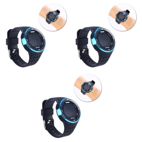 BESPORTBLE 3St Herrenarmbanduhren Uhr für Männer digital Uhren für Männer wasserdichte Uhr Herrenuhren Digitaluhr wasserdichte Armbanduhr elektronische Armbanduhren Uhr Anzahl Anschauen Mann von BESPORTBLE