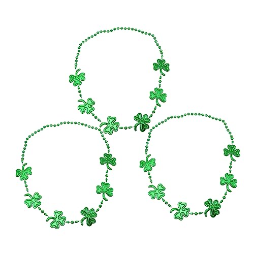 BESPORTBLE 3 Stück Patrick's Day Grünes Kleeblatt Schmuck für Party Karneval Kostümpartys Leicht und Bequem für Erwachsene von BESPORTBLE