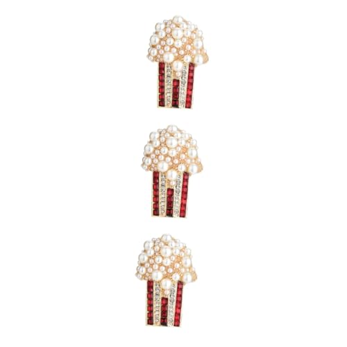 BESPORTBLE 3 Stück Popcorn Brosche Legierung Eleganter Brustpin Bunte Kleidung Anstecknadel Damen Party Schmuck Vielseitig für Hochzeit Alltag BESPORTBLE 3 Stück Popcorn Brosche Legierung Eleganter Brustpin Bunte Kleidung Anstecknadel Damen Party Schmuck Vielseitig für Hochzeit Alltag von BESPORTBLE