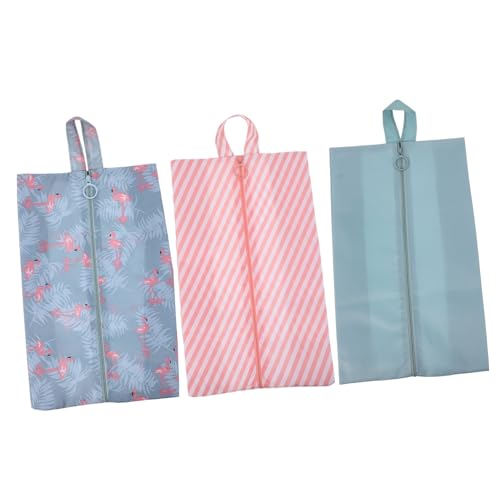 BESPORTBLE 3 Stück Schuhbeutel Wasser Speicherbeutel Sneaker -Tasche Reiseschuh-Organizer Schuhtaschen Für Reisende Frauen Schuhorganisator Schuh Reisetasche Tragbar Polyester von BESPORTBLE