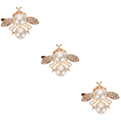 BESPORTBLE 3 Stück Schuhclips mit Perlen und Bienenmotiv Schuhschmuck Dekoration für High Heels Pumps Sandalen und Flache Schuhe Abnehmbar Eleganter Strass Schuhclip für Damen von BESPORTBLE