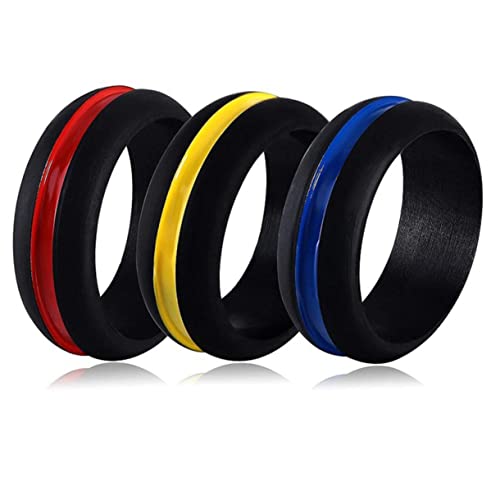 BESPORTBLE 3stücke Silikon-paarringe Fingerring Schmuckring Für Erwachsene Männer Und Frauen Aus Strapazierfähigem Material Elegant Und Praktisch Für Alltag Und Feiern BESPORTBLE 3stücke Silikon-paarringe Fingerring Schmuckring Für Erwachsene Männer Und Frauen Aus Strapazierfähigem Material Elegant Und Praktisch Für Alltag Und Feiern von BESPORTBLE