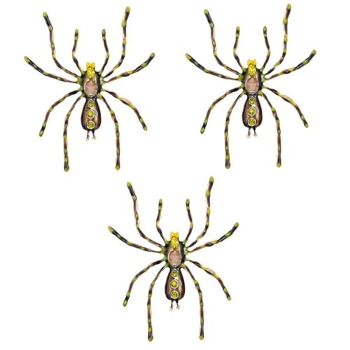 BESPORTBLE 3 Stück Spinnenbrosche Exzentrisches Stilvolles Accessoire für Kleidung Taschen Schals für Frauen um Einen Eleganten zu Setzen von BESPORTBLE