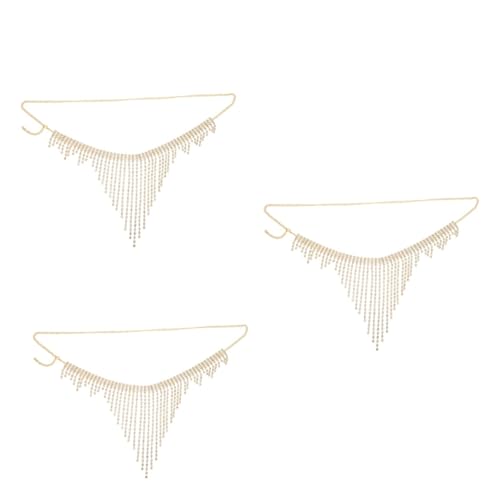 BESPORTBLE 3 Stück Taillenkette mit Quasten für Frauen Hochzeitsdekoration für Brautkleider Vielseitig Einsetzbar für Strand Party Robustes Design Glänzend Auffällig BESPORTBLE 3 Stück Taillenkette mit Quasten für Frauen Hochzeitsdekoration für Brautkleider Vielseitig Einsetzbar für Strand Party Robustes Design Glänzend Auffällig von BESPORTBLE