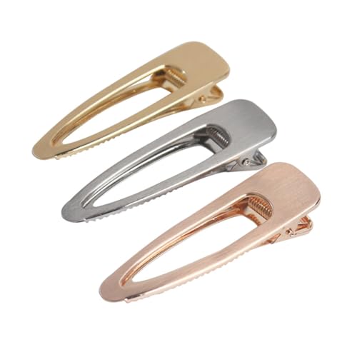 BESPORTBLE 3 Stück Teiliges Geometrische Haarspangen Legierung für Frauen Bobby Pins Silber Roségold für Verschiedene Stylings Anlässe von BESPORTBLE