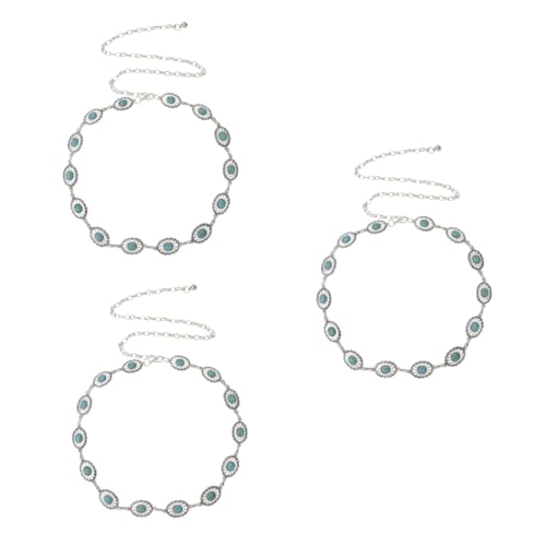 BESPORTBLE 3 Stück Verstellbarer Kettengürtel für Damen Eleganter Metall Taillengürtel Vielseitig Kombinierbar mit Kleidern Jeans Leicht Langlebig für Einen Modischen Look von BESPORTBLE