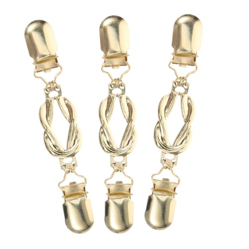 BESPORTBLE 3stücke Vintage Pullover Schal Clips Strickjackenclips Pulloverclips Zum Zusammenhalten Von Pullovern Und Schals Als Bekleidungszubehör Für Retro Outfits von BESPORTBLE
