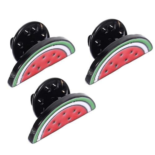 BESPORTBLE 3 Stück Wassermelonen Brosche Wassermelonen Anstecker en Schmuck Cartoon Anstecker Dekoration Damen Brosche Süße er Jacken er Cartoon von BESPORTBLE