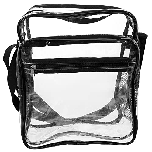 BESPORTBLE 3st Transparente Damentasche Transparente PVC-Tasche Transparente Umhängetasche Klare Tasche Kulturbeutel Für Damen Klare Kuriertasche Frauen Draussen Fräulein Reisetasche von BESPORTBLE