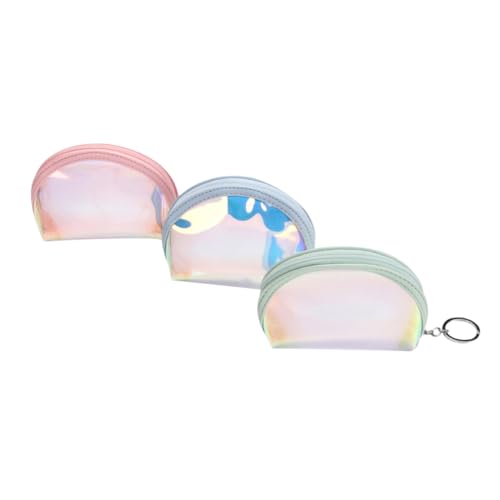 BESPORTBLE 3 Stück Münztaschen Aus Transparentem Material Für Damenhandtaschen Mit Reißverschluss Für Münzen, Kleingeld Und Accessoires Und Praktisch Für Täglichen Gebrauch von BESPORTBLE