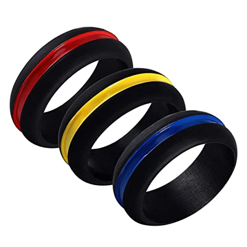 BESPORTBLE 3 Stück Silikon Paarringe für Erwachsene Eleganter Fingerring Schmuckringe für Männer und Frauen Hochzeit Verlobung Geburtstag Valentinstag BESPORTBLE 3 Stück Silikon Paarringe für Erwachsene Eleganter Fingerring Schmuckringe für Männer und Frauen Hochzeit Verlobung Geburtstag Valentinstag von BESPORTBLE