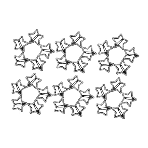 BESPORTBLE 30stücke Stern-haarspangen Mit Strass Ausgehöhlte Haarspangen Seitliche Haar-clips Junge Mädchen-haar-accessoires Glitzernde Stern-haarklammern Haar-accessoires Für Mädchen von BESPORTBLE
