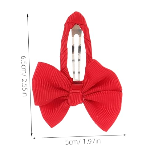 BESPORTBLE 30stücke Bunte Haarspangen Mit Schleifen Für Mädchen Rutschfeste Haarspangen Mit Druckknopf Aus Bandmaterial Haarschmuck Für Kleinkinder Junge Mädchen Für Partys Feiertage von BESPORTBLE