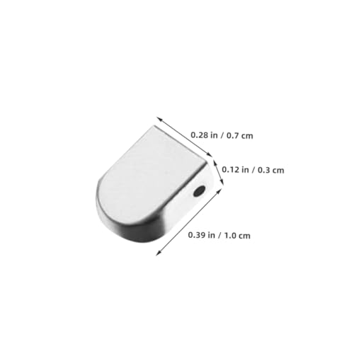 BESPORTBLE 30 Stück Teiliges Metall Schuhschnallen mit Druckknopf Abnehmbare Schnürsenkel Endkappen kein Binden Passend für Damen und Herren Sportschuhe Rutschfeste Schnürsenkel Clips von BESPORTBLE