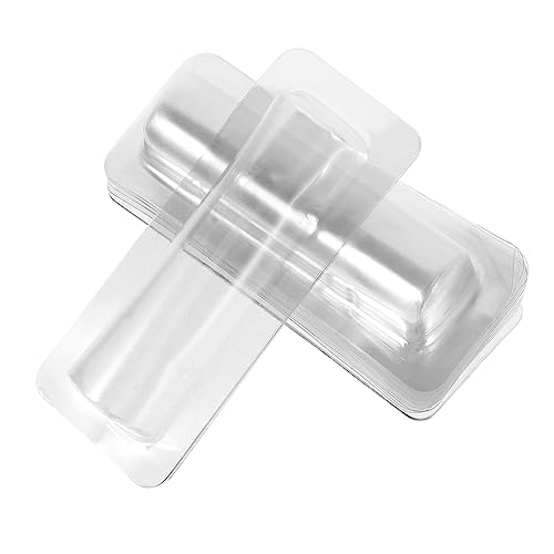 BESPORTBLE 30 Stück Transparente Lippenbalsam Geldbeutel aus Kunststoff Leichte DIY Lip Balm Pouches mit Sichtfenster Wiederverwendbare Geldkartenhalter für Outdoor und Bastelprojekte von BESPORTBLE