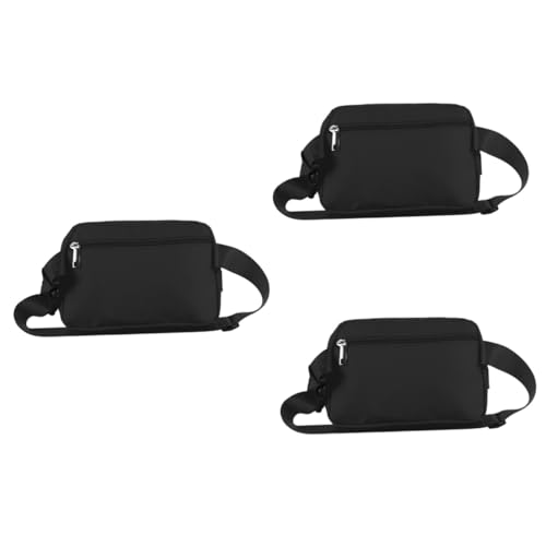 BESPORTBLE 3stücke Outdoor Sport Bauchtasche wasserdichte Umhängetasche Verstellbare Crossbody Tasche Für Reisen Fitness Joggen Und Radfahren Multifunktionale Tragetasche Für Männer Und von BESPORTBLE