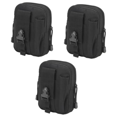 BESPORTBLE 3Er-Packung Hüfttasche Drop-Beintasche Schenkeltasche Umhängetasche Queue-Stick-Kreidehalter Outdoor-Reittasche Bauchtasche gürteltasche Sport Geldbörse Männer und Frauen von BESPORTBLE