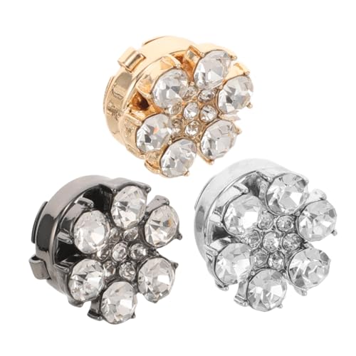 BESPORTBLE 3Stücke Damen Manschettenknöpfe Mit Kristallen Blüten Manschettenknöpfe Silber Metal Stilvolle Accessoires Für Festtagsgarderobe BESPORTBLE 3Stücke Damen Manschettenknöpfe Mit Kristallen Blüten Manschettenknöpfe Silber Metal Stilvolle Accessoires Für Festtagsgarderobe von BESPORTBLE