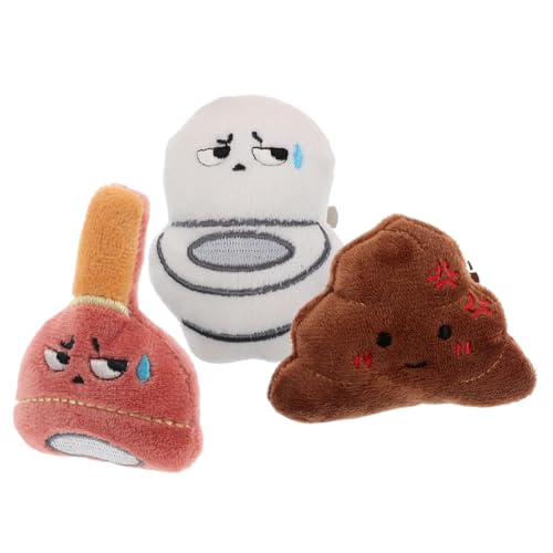 BESPORTBLE 3Stücke Fuzzy Plüsch Haarspangen für Mädchen Multifunktionale Haarklammern Broschen im Cartoon Design für und Seitliche Fransen Süße Haarschmuck Accessoires von BESPORTBLE