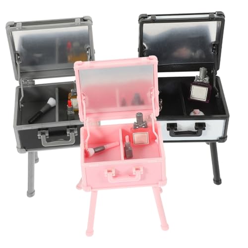 BESPORTBLE 3stücke Mini Haus Make-up Lagerung Box Miniatur Szene Ornament Puppe Haus Layout Prop BESPORTBLE 3stücke Mini Haus Make-up Lagerung Box Miniatur Szene Ornament Puppe Haus Layout Prop von BESPORTBLE