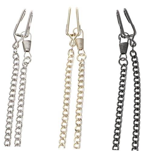 BESPORTBLE 3stücke Taschenuhrkette Aus Eisen Für Herren Mit Kette Kleidung Kette Zubehör Retro Stil Metall Uhrkette Für Taschenuhr von BESPORTBLE