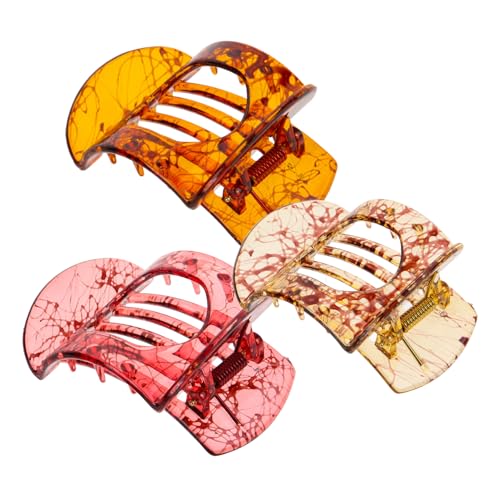 BESPORTBLE 3stücke Haarklammern Mit Innenzähnen Für Damen Haarklammer Clip Für Dichtes Haar Geburtstag Weihnachts Hochzeit Alltag von BESPORTBLE