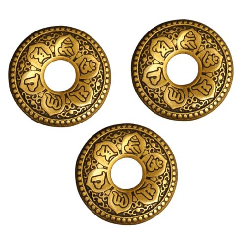 BESPORTBLE 3stücke Messing Ring Schlüsselanhänger Charm Schlüsselbund Anhänger Dekoratives Ornament Für Schlüsselkette von BESPORTBLE