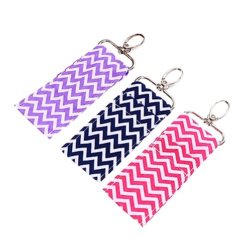 BESPORTBLE 3stücke Lippenstiftetui Mit Schlüsselanhänger Handgefertigte Lippenstift-Halter Befestigen Sie Lippenstifte An Taschen Oder Gürteln Schützen Sie Ihre Lieblingslippenstifte von BESPORTBLE