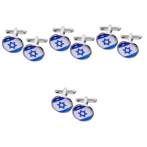 BESPORTBLE 4 Paar Israelische Manschettenknöpfe Manschettenknöpfe Für Hemden Herren Hemdärmel Hemdknöpfe Manschettenknöpfe Mit Israel Flagge Hemdmanschettenknöpfe Kleidungsdekor BESPORTBLE 4 Paar Israelische Manschettenknöpfe Manschettenknöpfe Für Hemden Herren Hemdärmel Hemdknöpfe Manschettenknöpfe Mit Israel Flagge Hemdmanschettenknöpfe Kleidungsdekor von BESPORTBLE