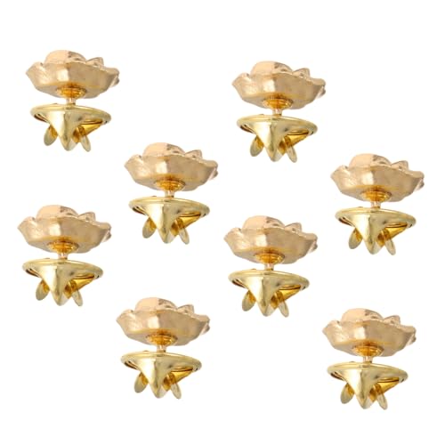 BESPORTBLE 4 Paar Vintage Broschen Hüte Knopfnadeln Broschennadeln Für Rucksäcke Rosenbroschen Anstecknadeln Rosenanstecknadeln Für Jacken Rosenschmucknadeln Süße von BESPORTBLE