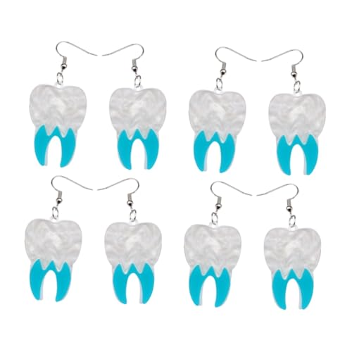 BESPORTBLE 4 Paare Lustige Ohrringe Leichter Ohrschmuck für Frauen Kreative Halloween Party Accessoires Bequeme Ausgefallene Ohrhänger für Festliche Anlässe BESPORTBLE 4 Paare Lustige Ohrringe Leichter Ohrschmuck für Frauen Kreative Halloween Party Accessoires Bequeme Ausgefallene Ohrhänger für Festliche Anlässe von BESPORTBLE
