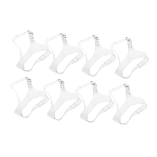 BESPORTBLE 4 Paare Tpu Transparente High Heels Schuhriemen Verstellbar Dreieckig Rutschfest und Abnehmbar für Damen Hohe Absätze Party und Alltag von BESPORTBLE