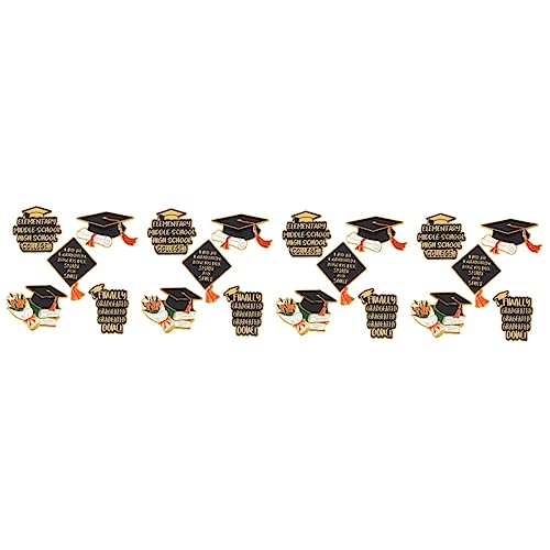 BESPORTBLE 4 Sätze Brosche Abschluss Stifte Stellnadel Pin-ästhetik Revers Für Männer Abstecknadeln Jacken Rucksacks Portemonnaies Kleiderdekoration Emaille-pin Süß Legierung 5 Stück * 4 von BESPORTBLE