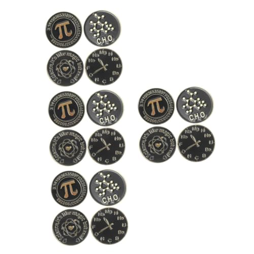 BESPORTBLE 4 Sätze Broschennadel Für Kleidung Anstecknadel Für Männer Für Jacken Jewellery Gemüseausstecher Emaille-pin-ästhetik Hutnadel Für Taillierte Hüte Legierung Black 4 Stück * 4 von BESPORTBLE