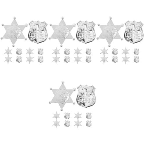 BESPORTBLE 4 Sätze Kostüm Zubehör Teilig Kleine Abzeichen Für Rollenspiele Tragbare Cosplay Abzeichen Langlebig Und Sicher Für Kreative 10 Stück * 4 von BESPORTBLE