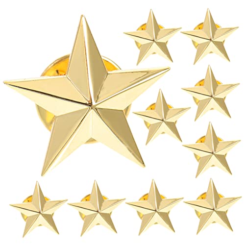 BESPORTBLE 4 Sätze Pentagramm-abzeichen Sterne-abzeichen Männer Bestickt Flecken Fünf Stern Dekoration Stern Anstecknadel Soldatensternabzeichen Sternstifte Aus Legierung Golden 10 Stück * 4 BESPORTBLE 4 Sätze Pentagramm-abzeichen Sterne-abzeichen Männer Bestickt Flecken Fünf Stern Dekoration Stern Anstecknadel Soldatensternabzeichen Sternstifte Aus Legierung Golden 10 Stück * 4 von BESPORTBLE