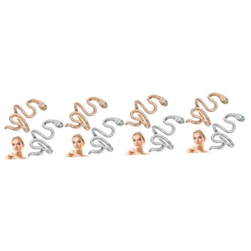 BESPORTBLE 4 Sätze Schlangenförmiger Schmuck Teenager Kleiner Finger Mädchen Fingerring Ringe Für Frauen Damen Ringe Fingerring Öffnen Metall 2 Stücke * 4 BESPORTBLE 4 Sätze Schlangenförmiger Schmuck Teenager Kleiner Finger Mädchen Fingerring Ringe Für Frauen Damen Ringe Fingerring Öffnen Metall 2 Stücke * 4 von BESPORTBLE