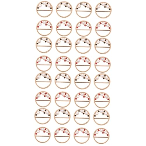 BESPORTBLE 4 Sätze Shirt Clips Knotenclips Für Kleidung Dekorationen Für Schals Outfits Eleganter Alloy Für Damen 8 Stücke * 4 von BESPORTBLE