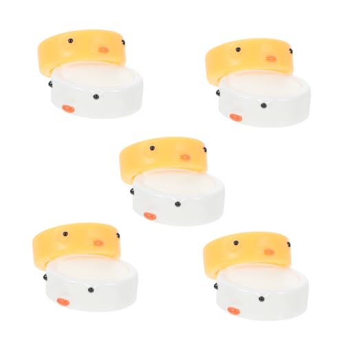 BESPORTBLE 4 Sätze Teiliges Frauen Fingerringe Hühner Muster Ringe Dekorative Finger Juwelen Für Damen Für Geschenkideen 10 Stück * 4 von BESPORTBLE