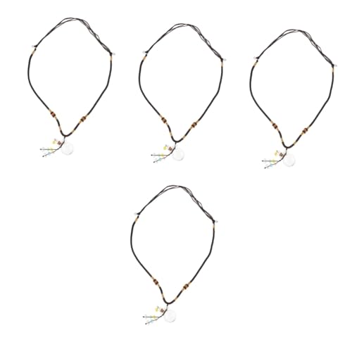 BESPORTBLE 4 Stck Aromatherapie Diffuser Anhänger mit Ätherischem Öl Flakon Kreativer Anhänger Stilvolle Halskette für Damen Dekorativer Duft Schmuck Langlebiges Material Modisches von BESPORTBLE