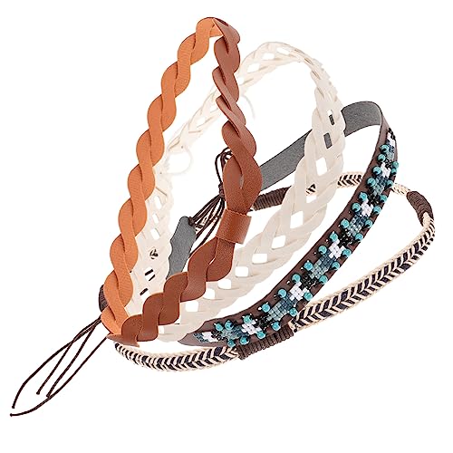 BESPORTBLE 4stücke Hutbänder Diy-hutbänder Dekorative Strohhutbänder Für Männer Und Frauen Geeignet Für Strandkappen Strandhüte Strohhüte Aus Einfach Zu Verwenden von BESPORTBLE