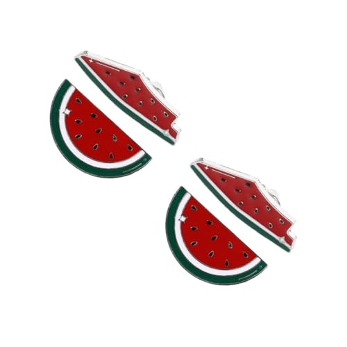 BESPORTBLE 4 Stck. Wassermelonen Broschen Anstecknadeln für Damen und Herren Niedliche Frucht-form Schicke Reversnadeln für Pullover Kleid und Schal Vielseitig und Glatt Verarbeitet von BESPORTBLE
