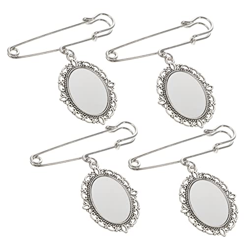 BESPORTBLE 4 Stück Abschlussabzeichen Abschluss ihr Party Reiz leer Stifte weihnachtsbrosche brosche weihnachten DIY-Souvenirbrosche Anstecknadel für die Graduierung Zinklegierung Silver von BESPORTBLE